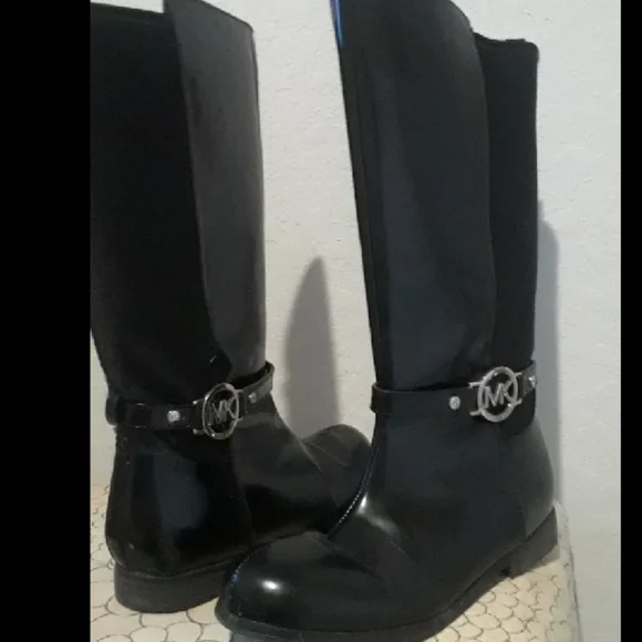 💕HP💕Michael Kors Black Riding Boots*Fits 6.5* - Picture 9 of 9
